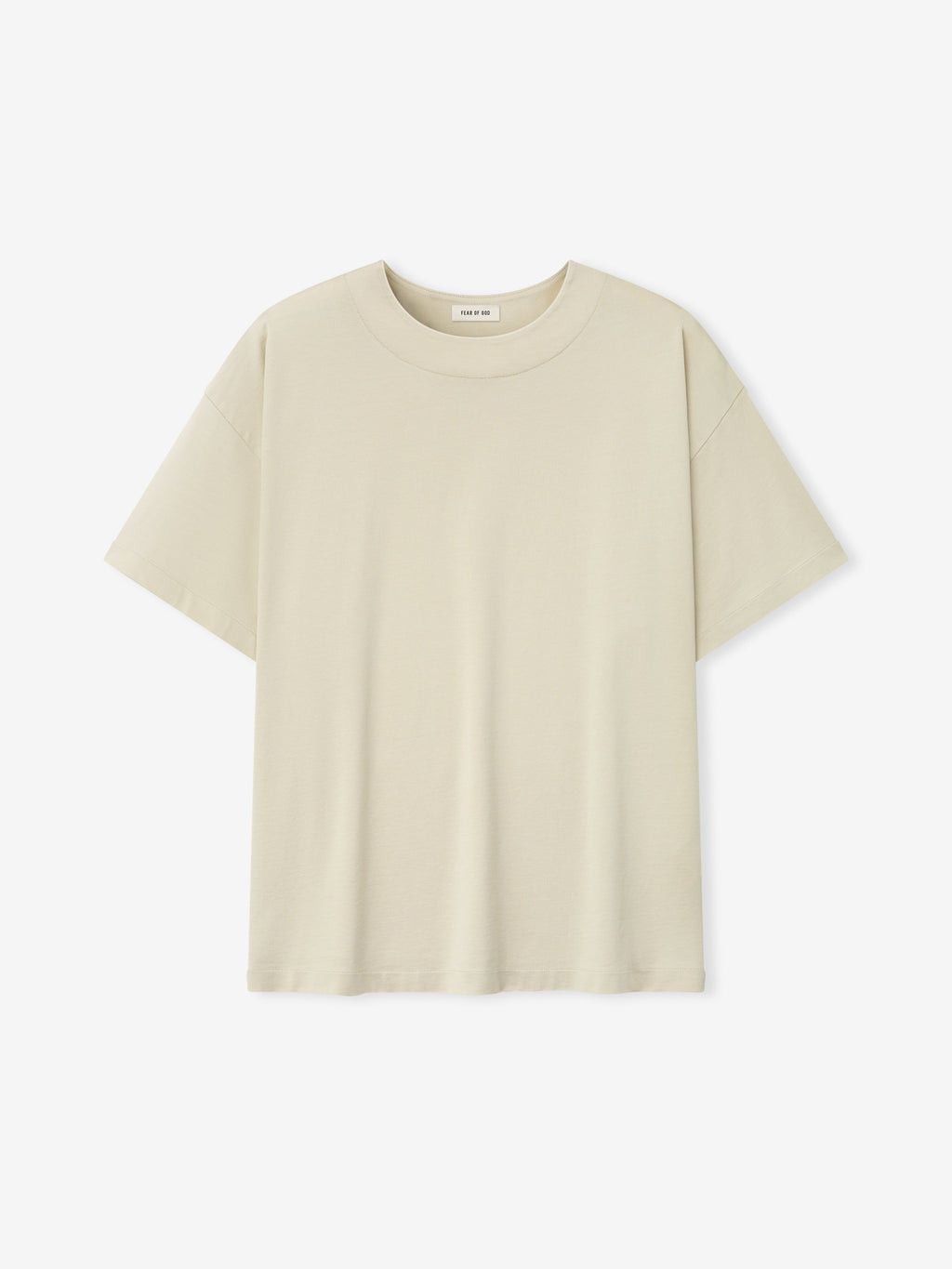 Cotton Rayon Tee - Dirty Ivory - Image 1