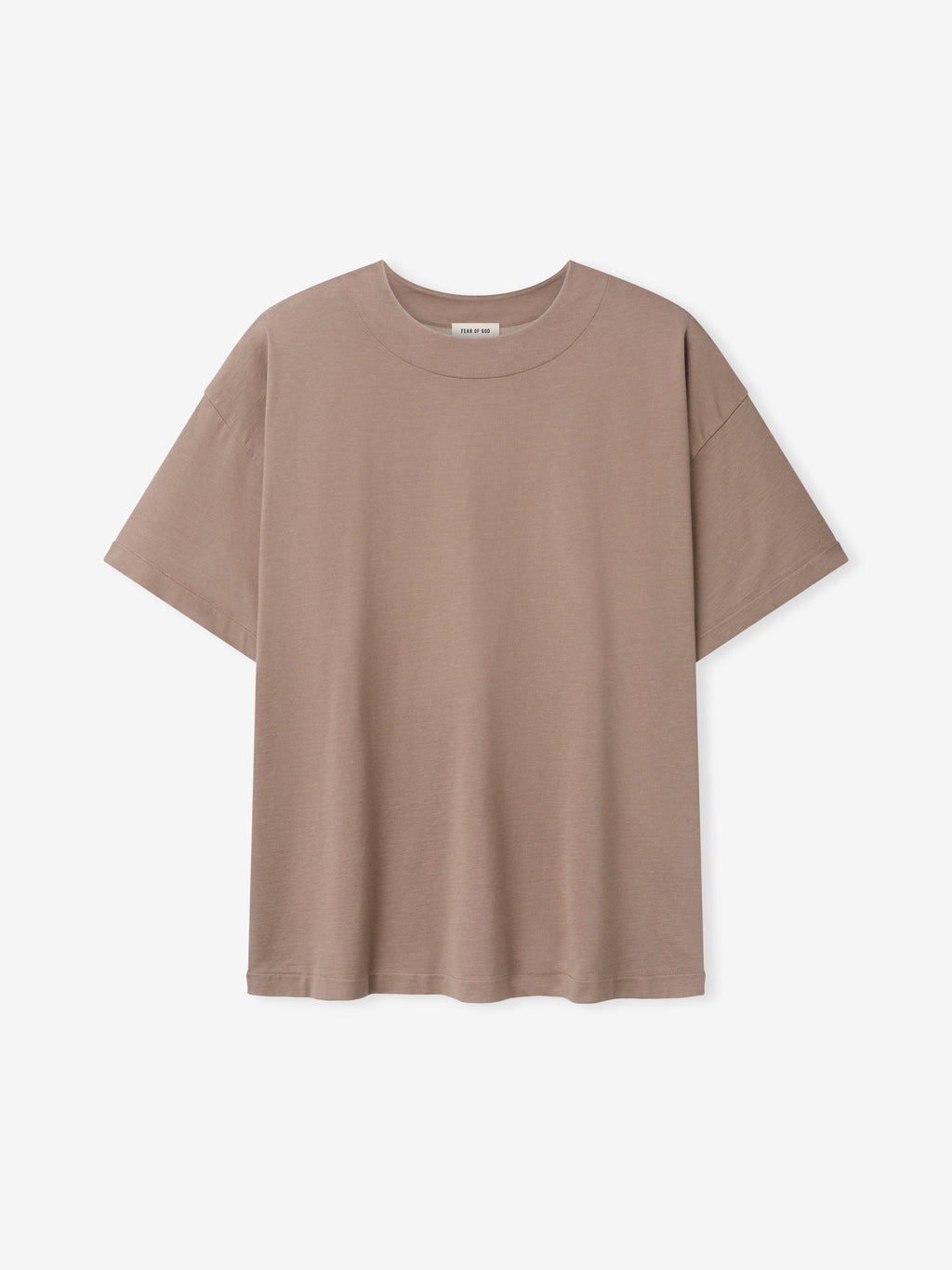 Clean Neck Short Sleeve Tee - Dune Pearl - Image 1