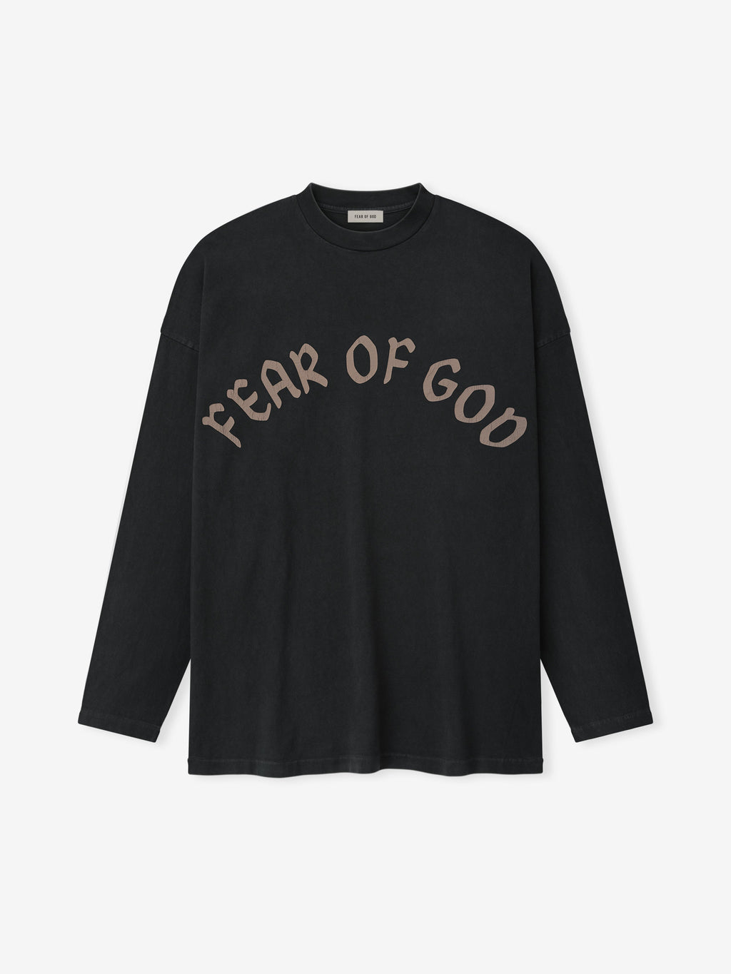 Fear Of God, F OF G Long Sleeve Tee - Black - Image 2