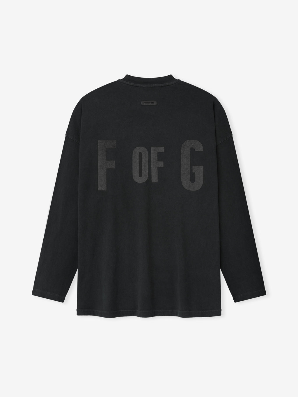 Fear Of God, F OF G Long Sleeve Tee - Black - Image 3