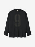 9 Long Sleeve Tee - Black - Image 4