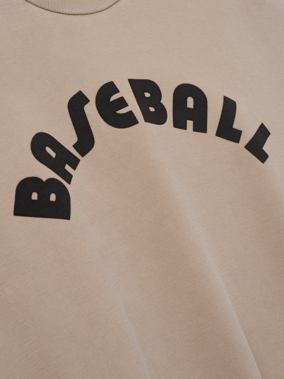 Baseball Classic Half Raglan Sweatshirt - Dune Pearl - Image 4