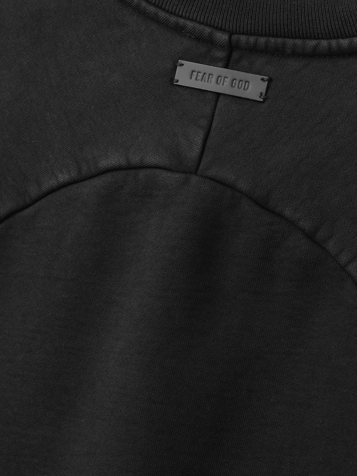 Sunfaded Classic Half Raglan Sweatshirt - Black - Image 3