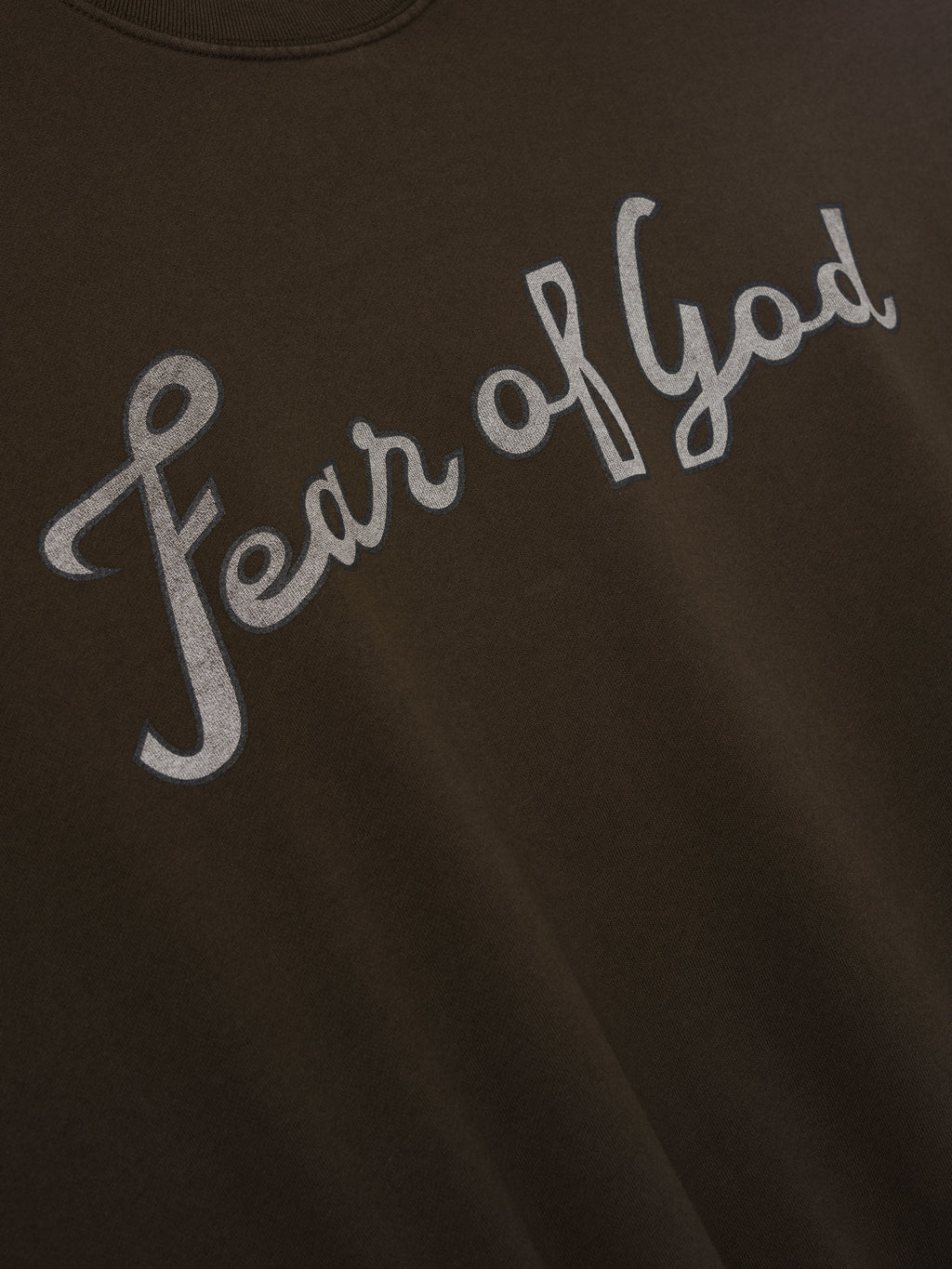 43 Cut Sleeve Sweatshirt - Dark Brown - Image 3