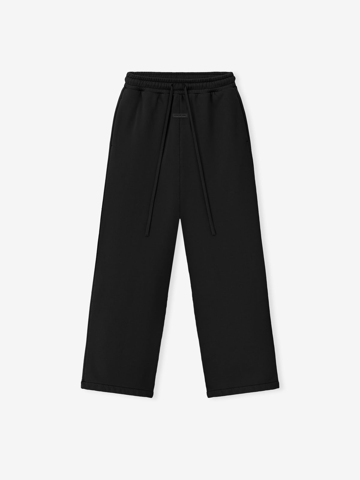 Wide Leg Sweatpants - Black - Image 2