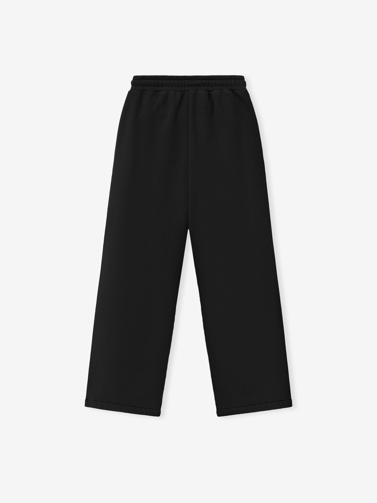 Wide Leg Sweatpants - Black - Image 3