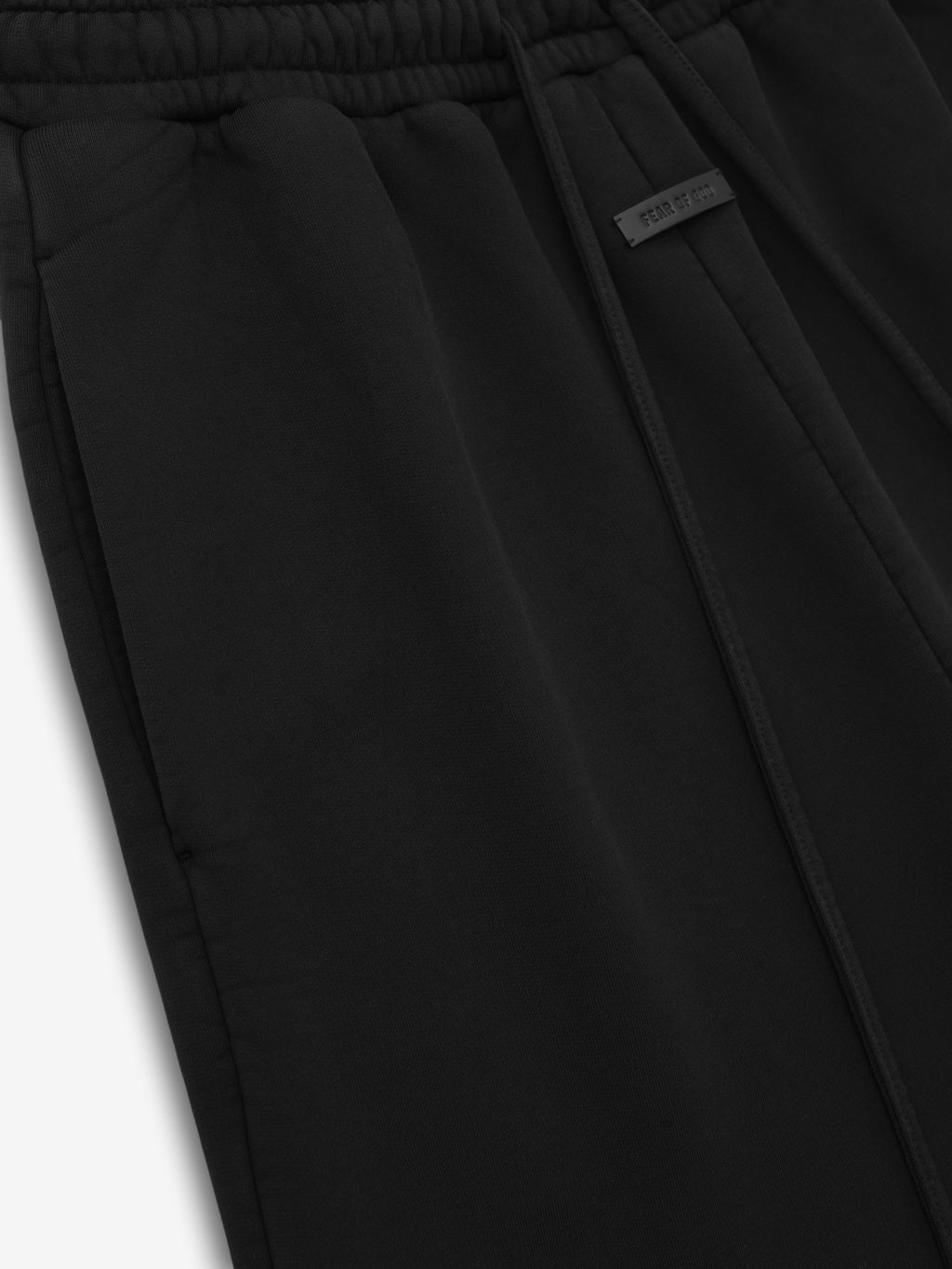 Wide Leg Sweatpants - Black - Image 4