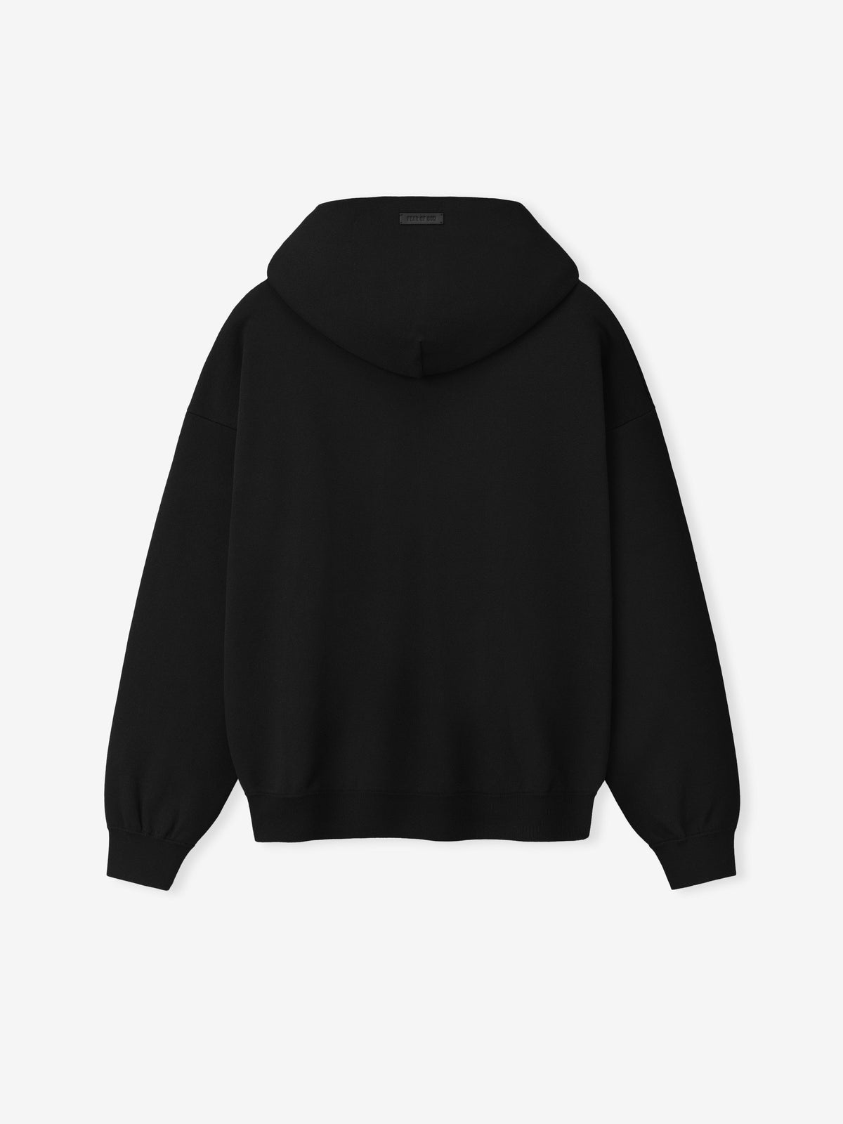 Double Knit Hoodie - Black - Image 3