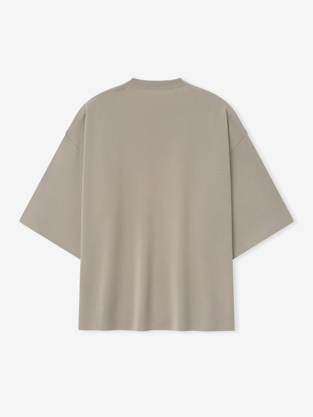 Merino Milano Knit Tee - Dusty Beige - Image 4