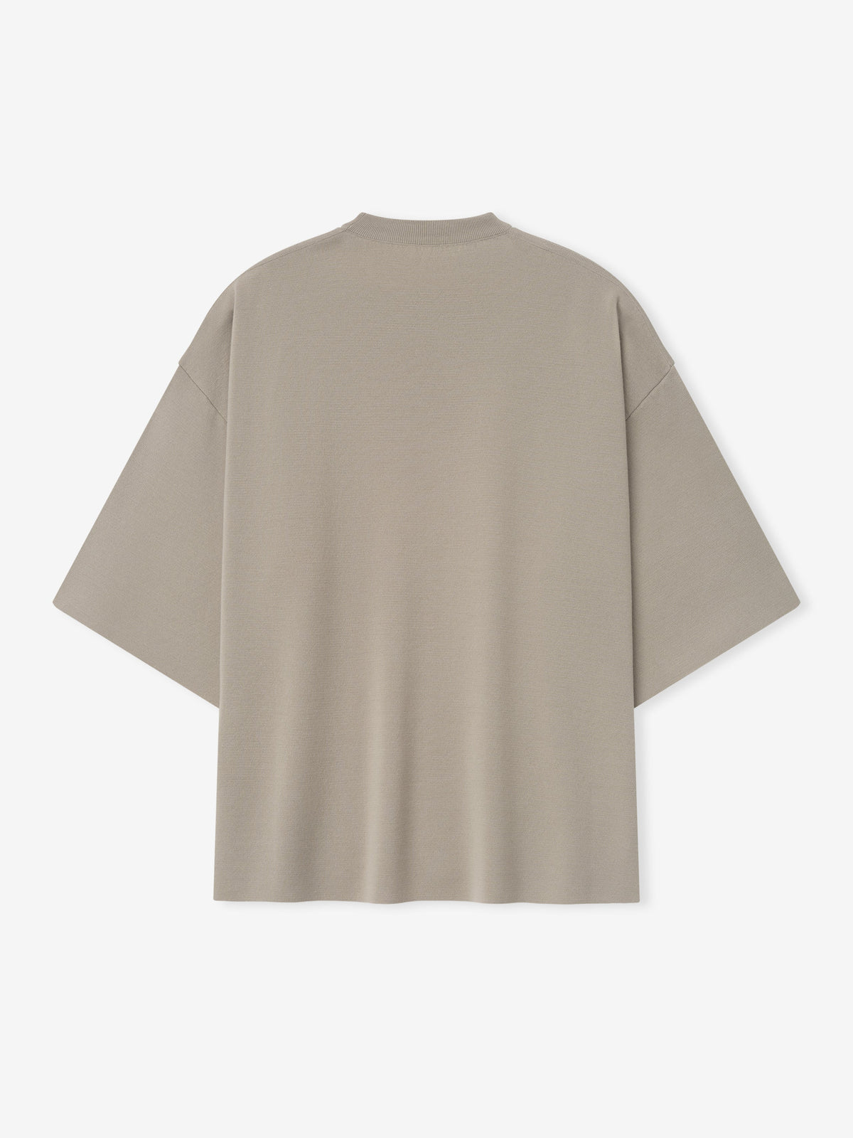 Merino Milano Knit Tee - Dusty Beige - Image 4
