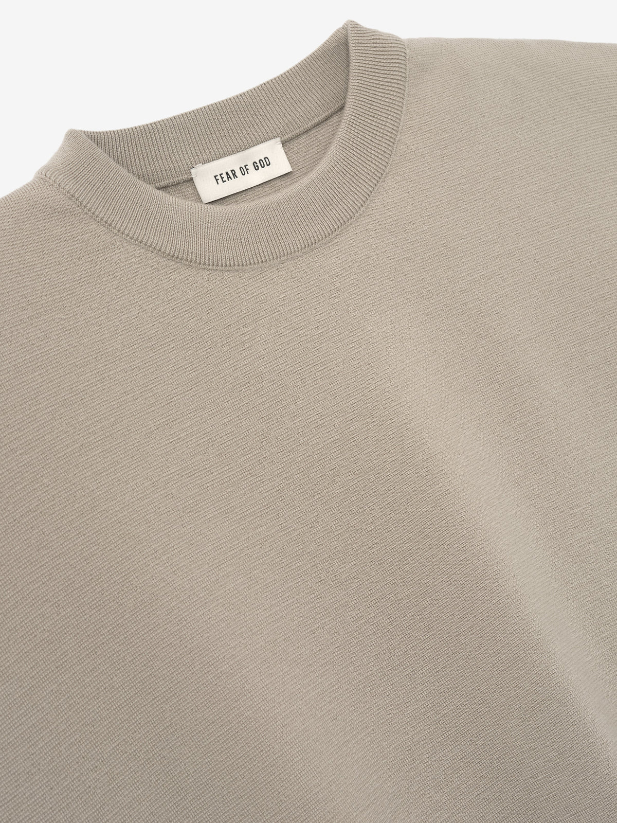 Merino Milano Knit Tee - Dusty Beige - Image 5