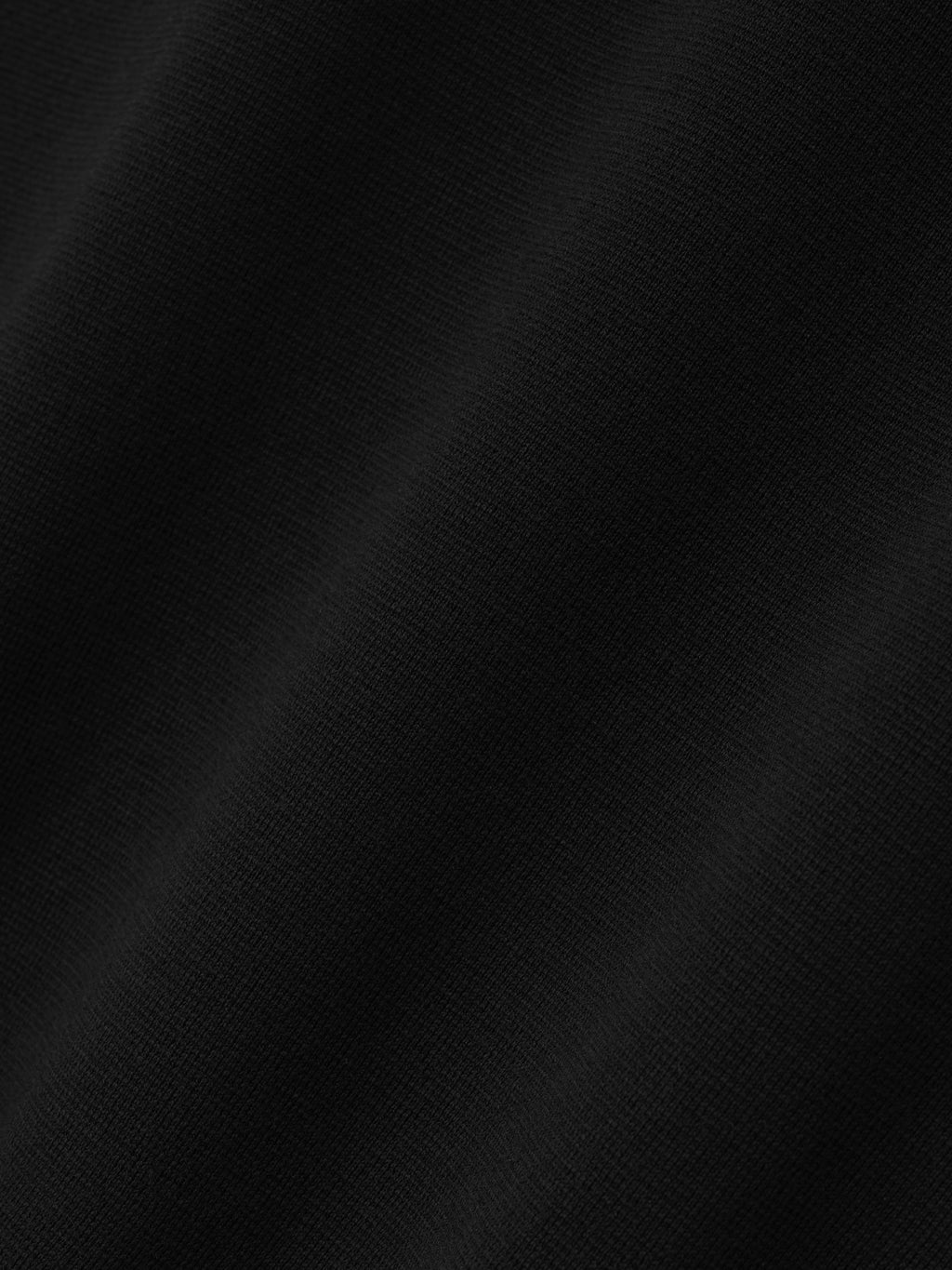 Merino Milano Knit Henley Sweater - Black - Image 7