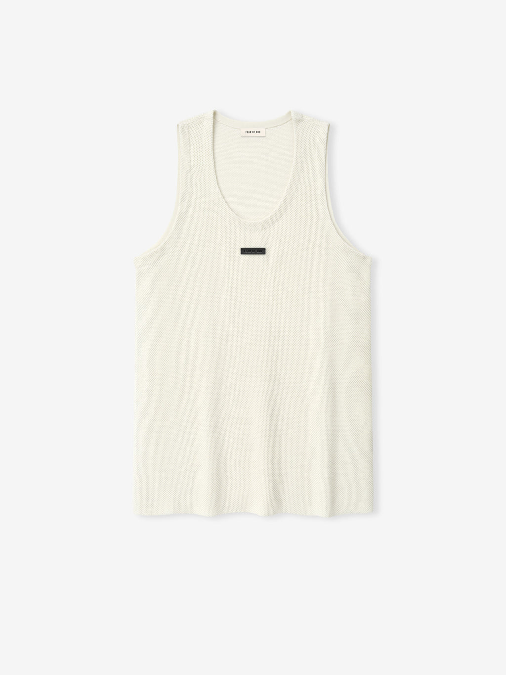 Knitted Tank Top - Cream - Image 1
