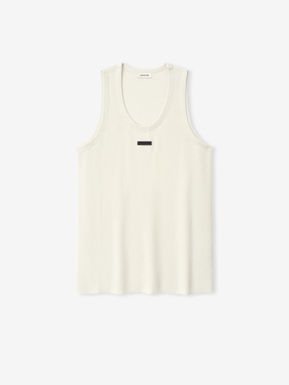 Knitted Tank Top - Cream - Image 1