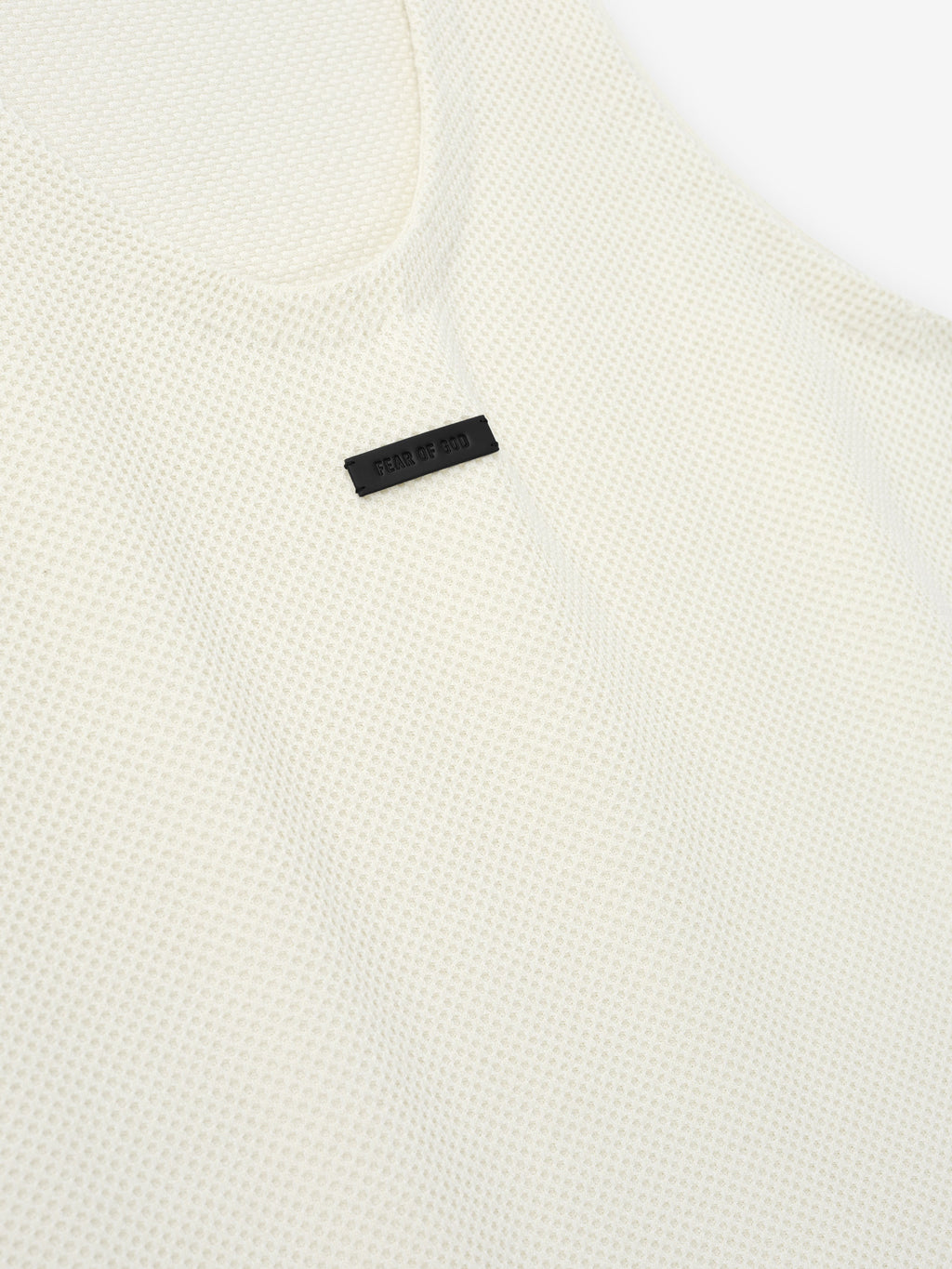 Knitted Tank Top - Cream - Image 5