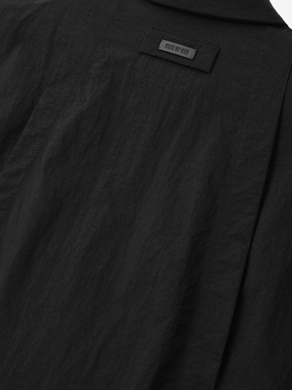 Nylon Ripstop Tech Windbreaker - Black - Image 5