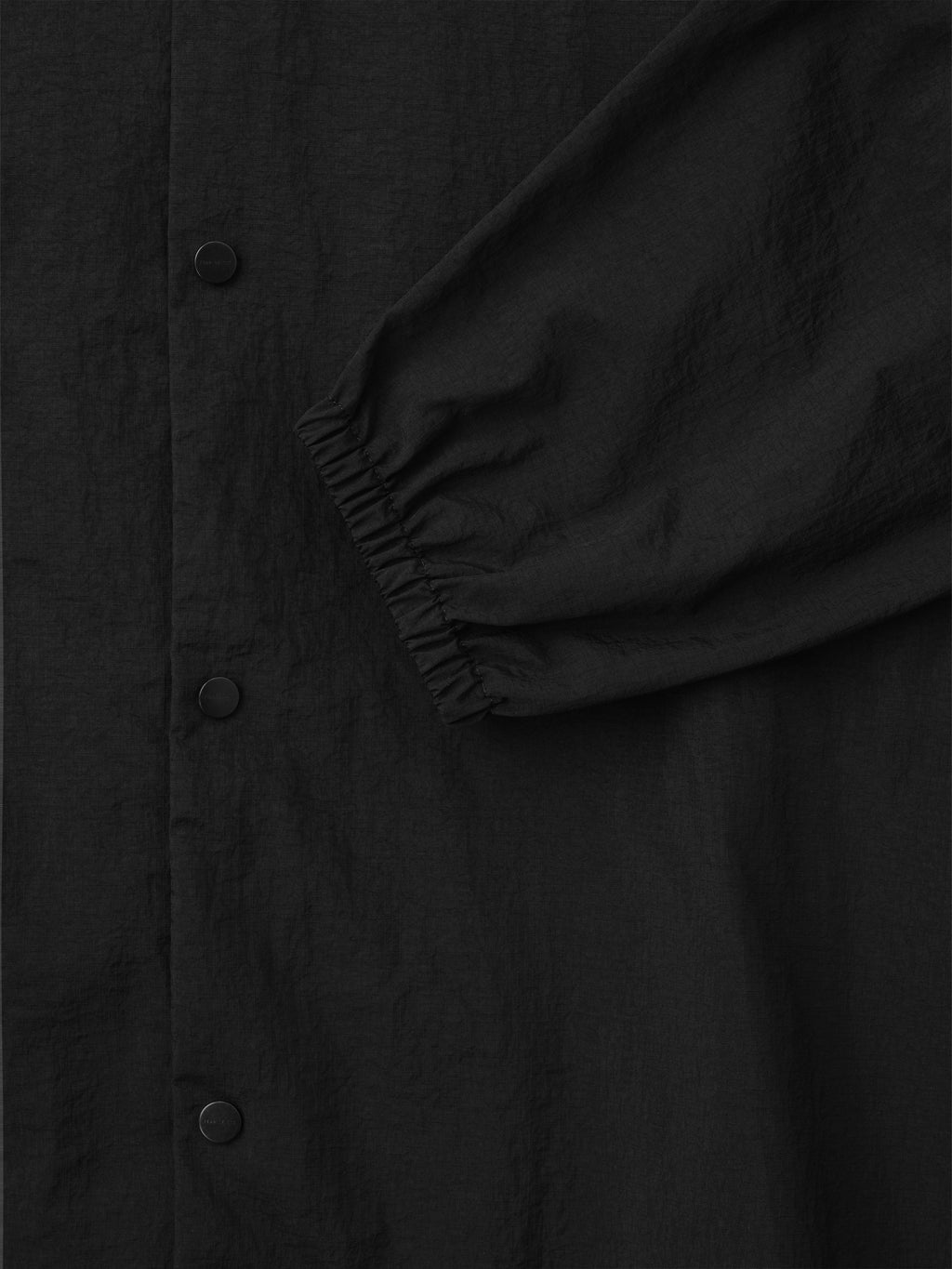 Nylon Ripstop Tech Windbreaker - Black - Image 6