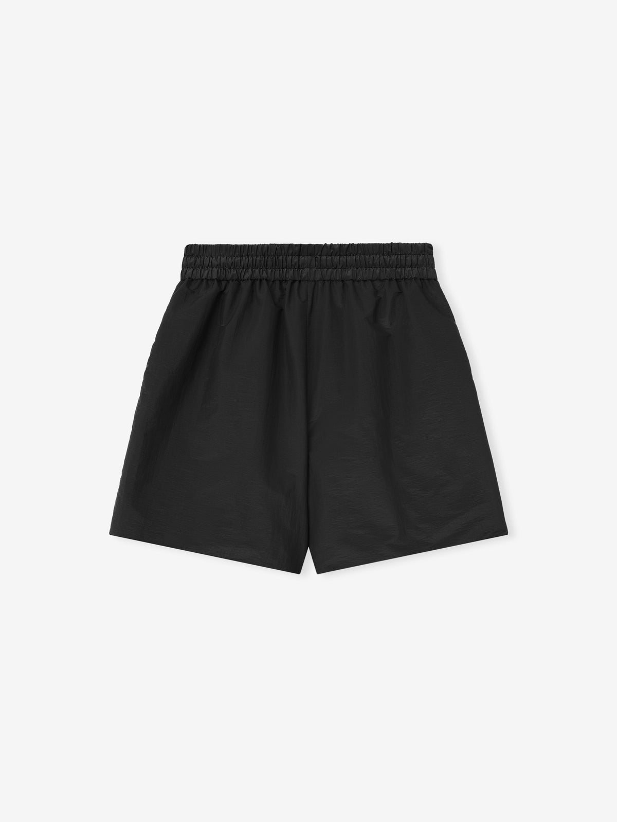 Nylon Taffeta Padded Sport Short - Off Black - Image 2