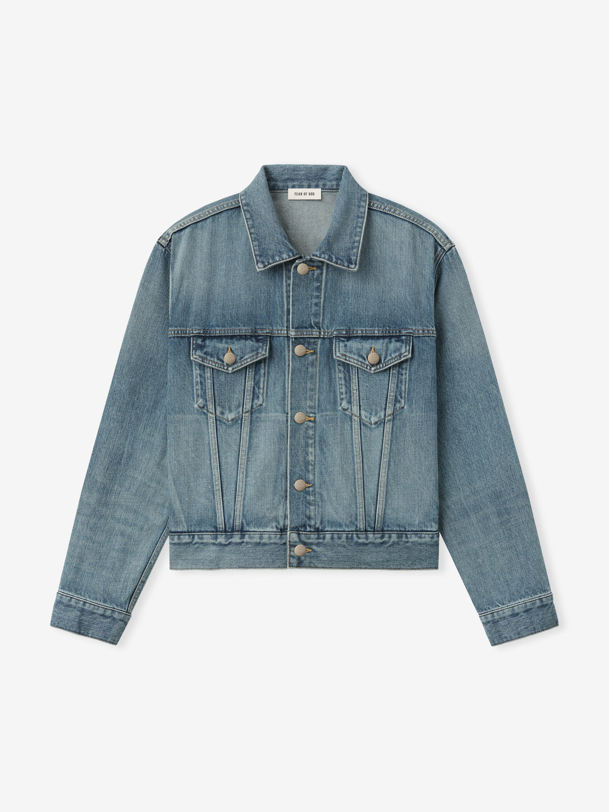 Classic Trucker Jacket - Medium Indigo - Image 4