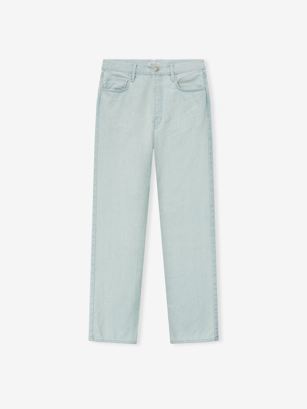 Bleach Washed Denim Straight 5 Pocket - Bleach Wash - Image 3
