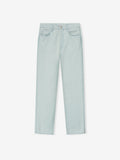 Bleach Washed Denim Straight 5 Pocket - Bleach Wash - Image 3