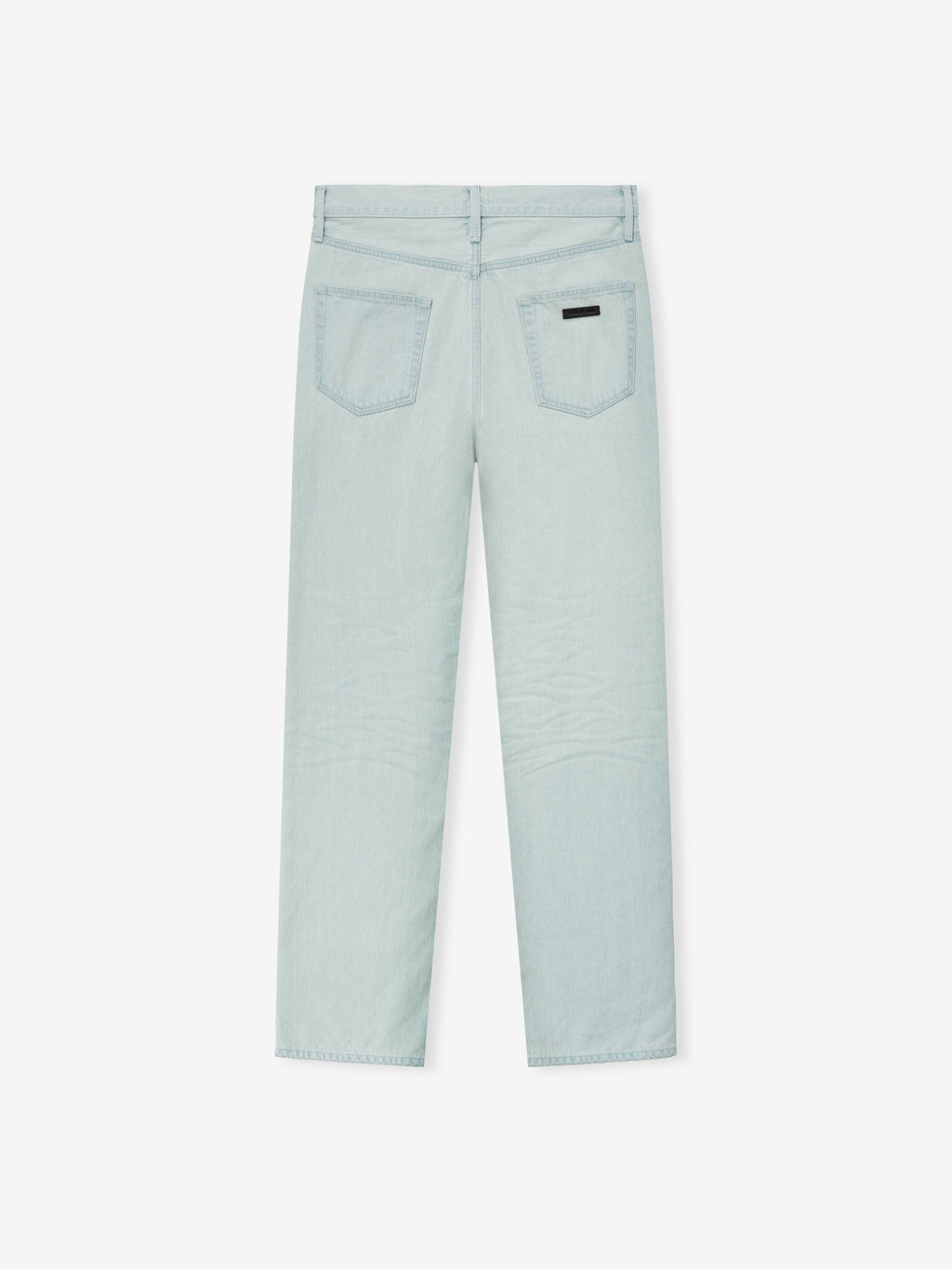 Bleach Washed Denim Straight 5 Pocket - Bleach Wash - Image 4