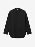 Cotton Wool Oxford Classic Shirt - Black - Image 1