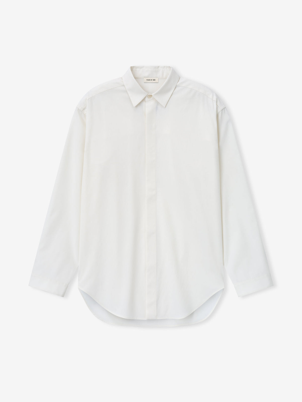 Cotton Wool Oxford Classic Shirt - White - Image 1