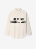 Garment Dyed Cotton Relaxed Shirt - Natural - Image 1