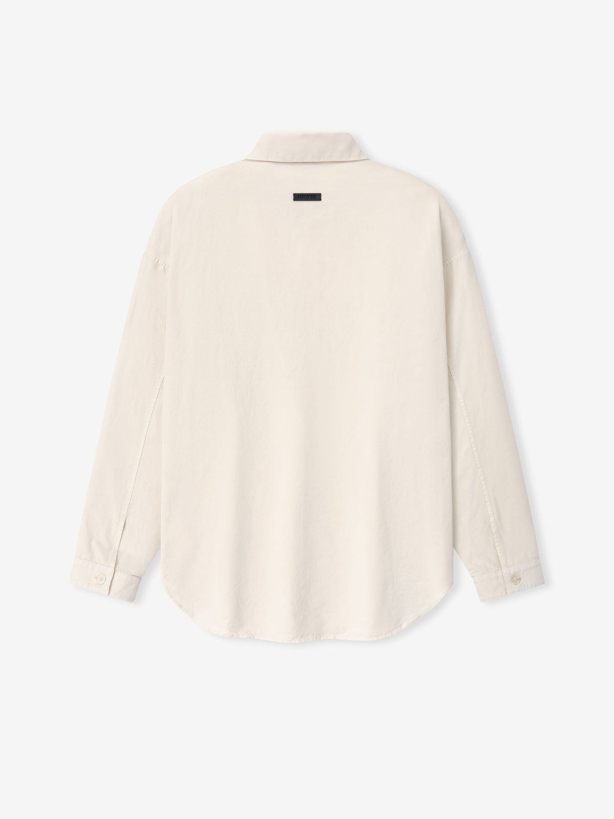 Garment Dyed Cotton Relaxed Shirt - Natural - Image 2