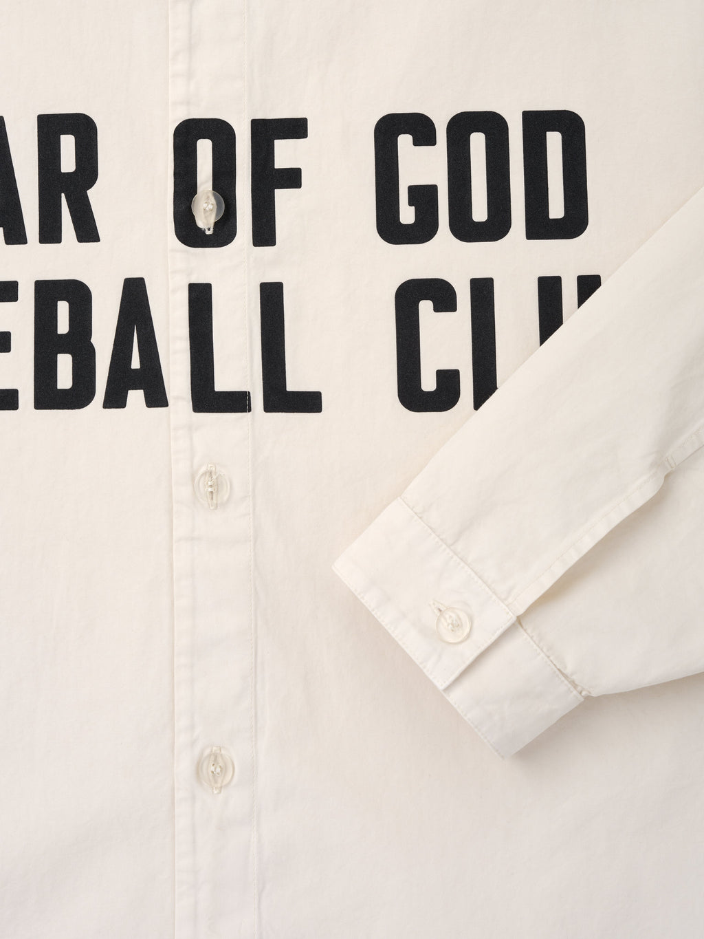 Garment Dyed Cotton Relaxed Shirt - Natural - Image 4
