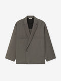 Cotton Wool Oxford Shirt Jacket - Willow - Image 4