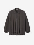 Garment Dyed Cotton Windbreaker - Dark Grey - Image 4