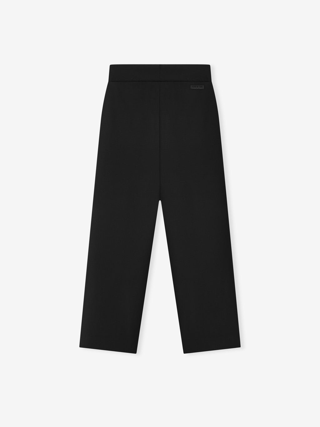 Wool Ripstop Casual Flat Front Pant - Black - Image 4