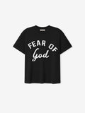 Womens Varsity Tee - Black - Image 2