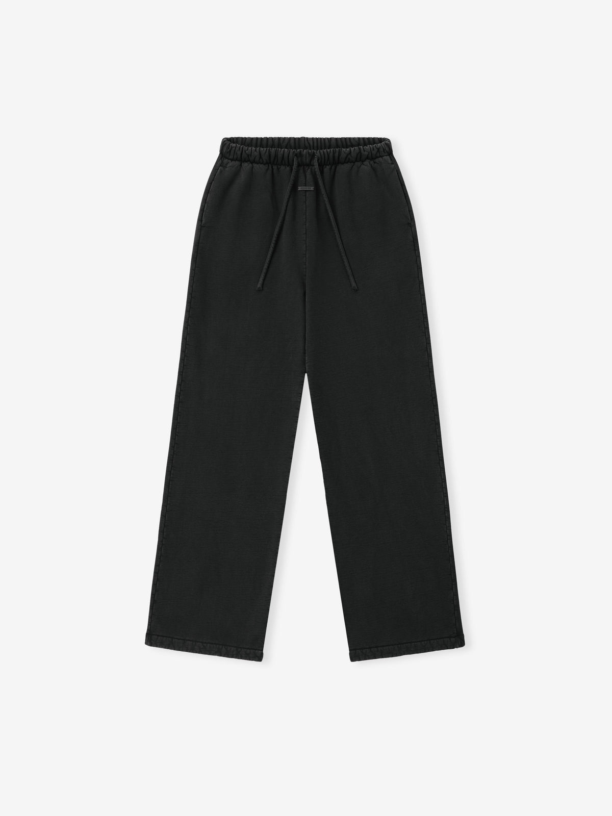 Womens Sunfaded Wide Leg Sweatpant - Black - Image 1