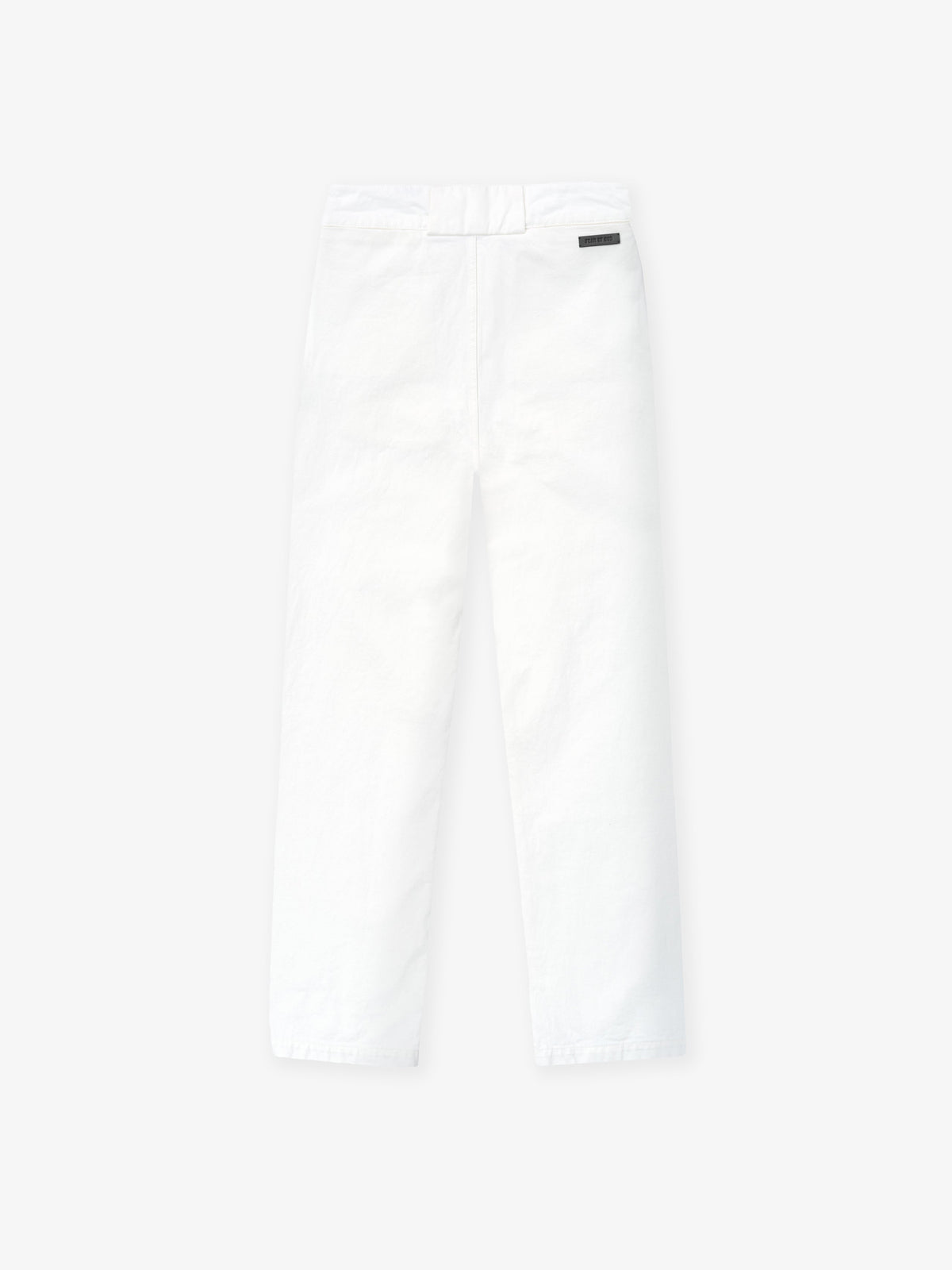 Womens Cotton Twill Utility Pant - White - Image 5