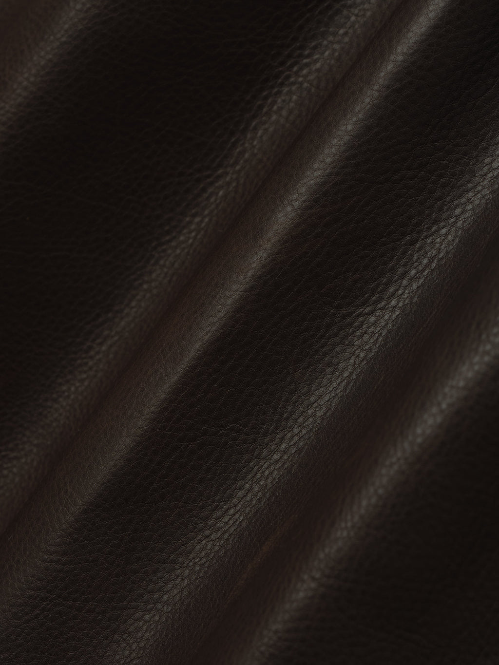 Womens Leather Drawstring Shorts - Dark Brown - Image 5