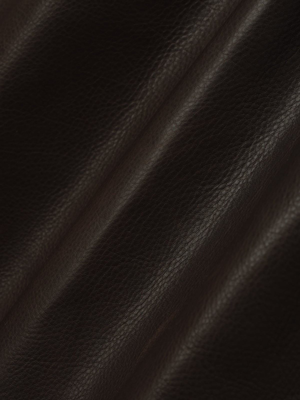 Womens Leather Drawstring Shorts - Dark Brown - Image 5