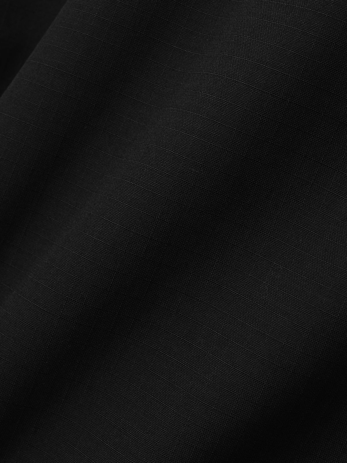 Womens Wool Ripstop Shawl Collar Jacket - Black - Image 6