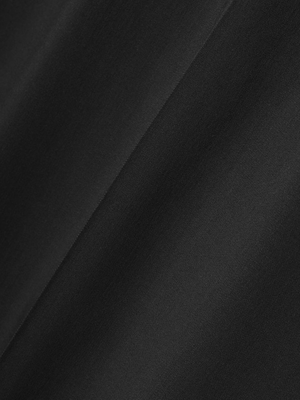 Womens Superfine Wool Twill Wide Leg Pants - Off Black - Image 5