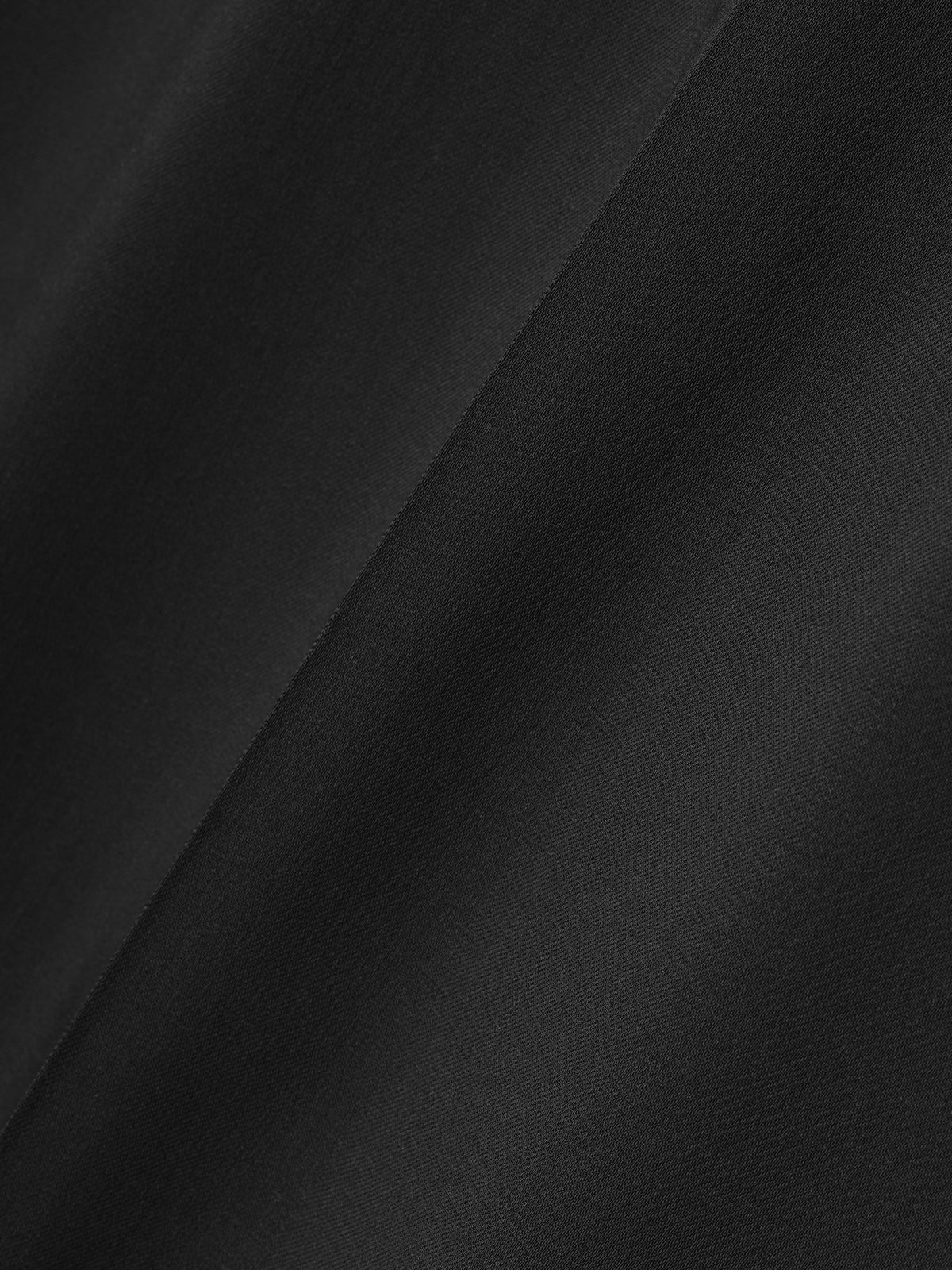 Womens Superfine Wool Twill Wide Leg Pants - Off Black - Image 5