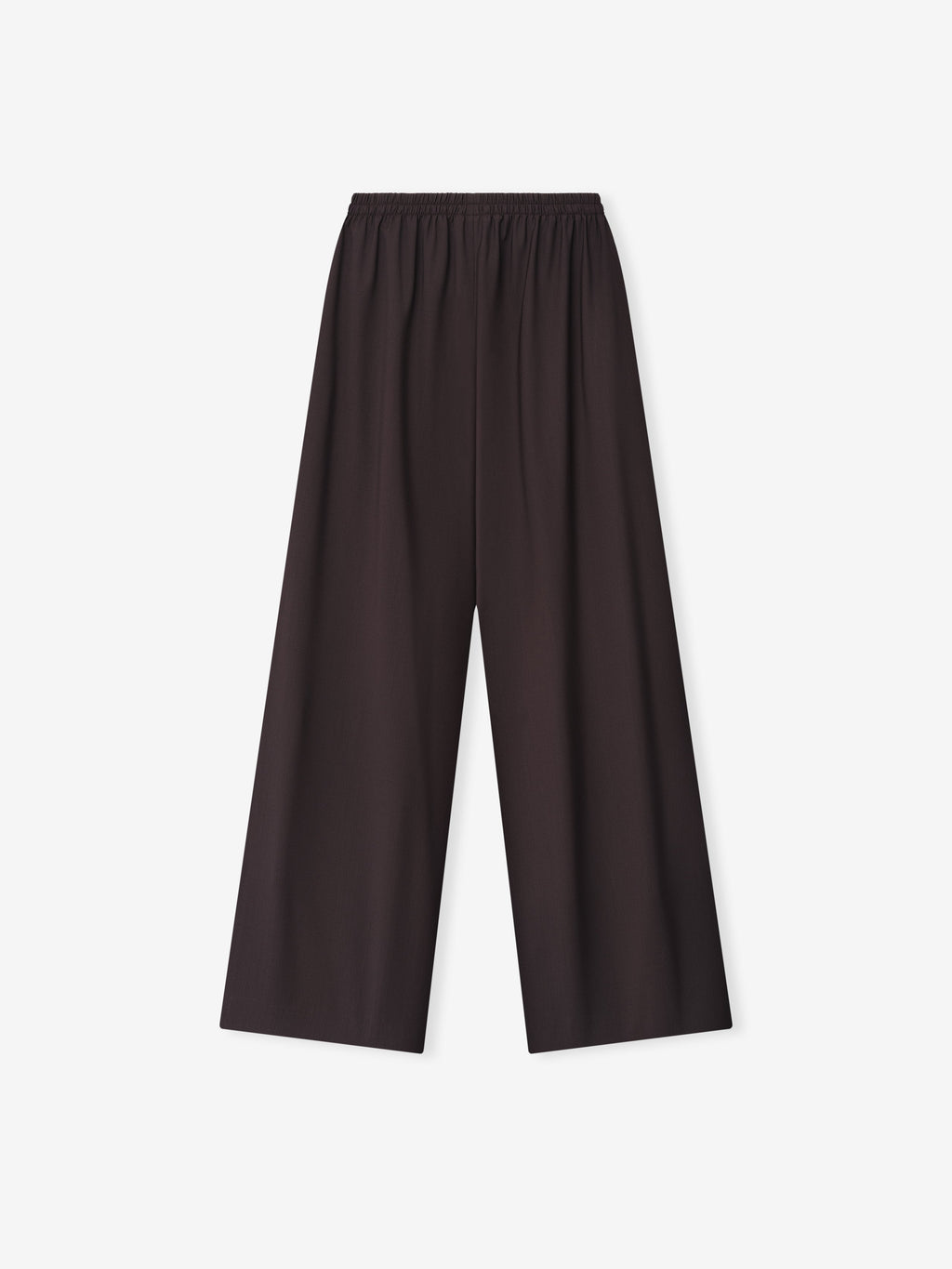 Womens Easy Care Wool Drawstring Pants - Oxblood - Image 3