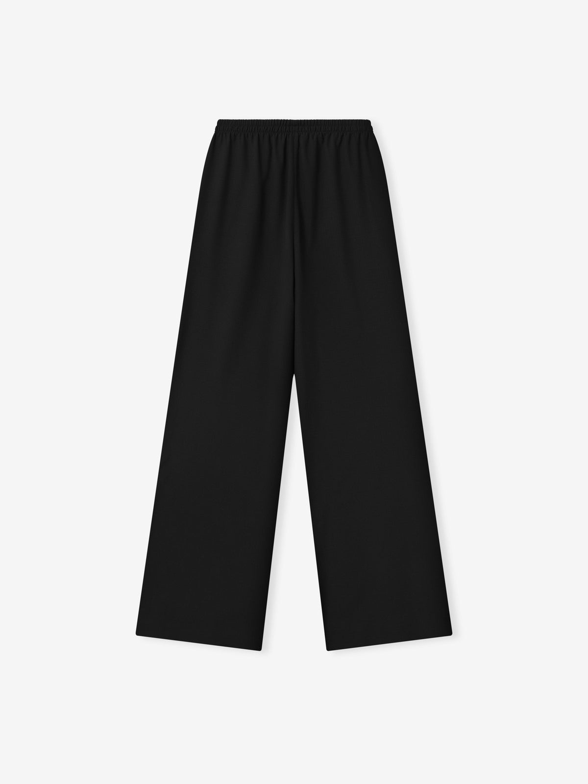 Womens Wool Ripstop Drawstring Pants - Black - Image 2