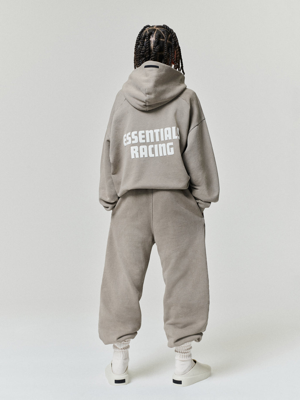 Kids Classic Half Raglan Hoodie - Washed Clay - Image 1