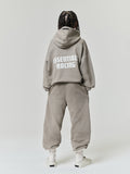 Kids Classic Half Raglan Hoodie - Washed Clay - Image 1