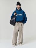 Classic Half Raglan Hoodie - Night Sea - Image 1
