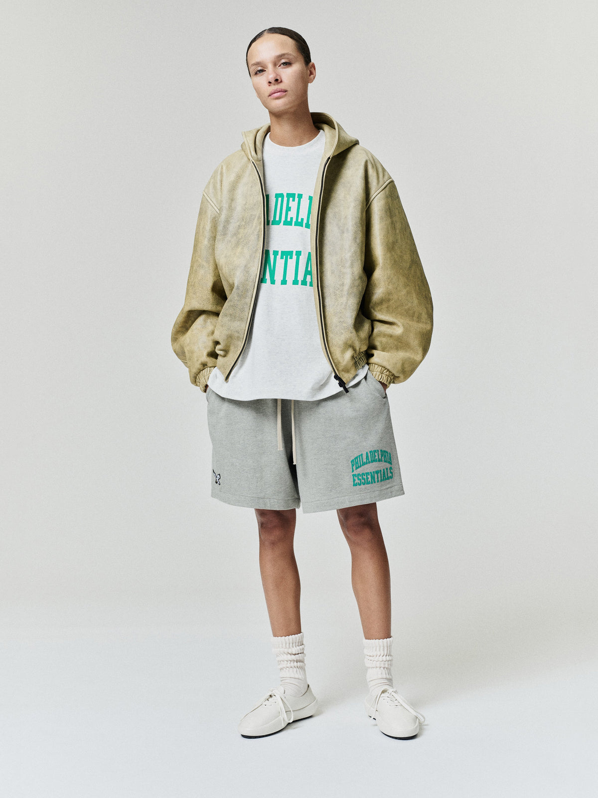 Eagles Classic Sweatshort - Seal Heather - Image 1
