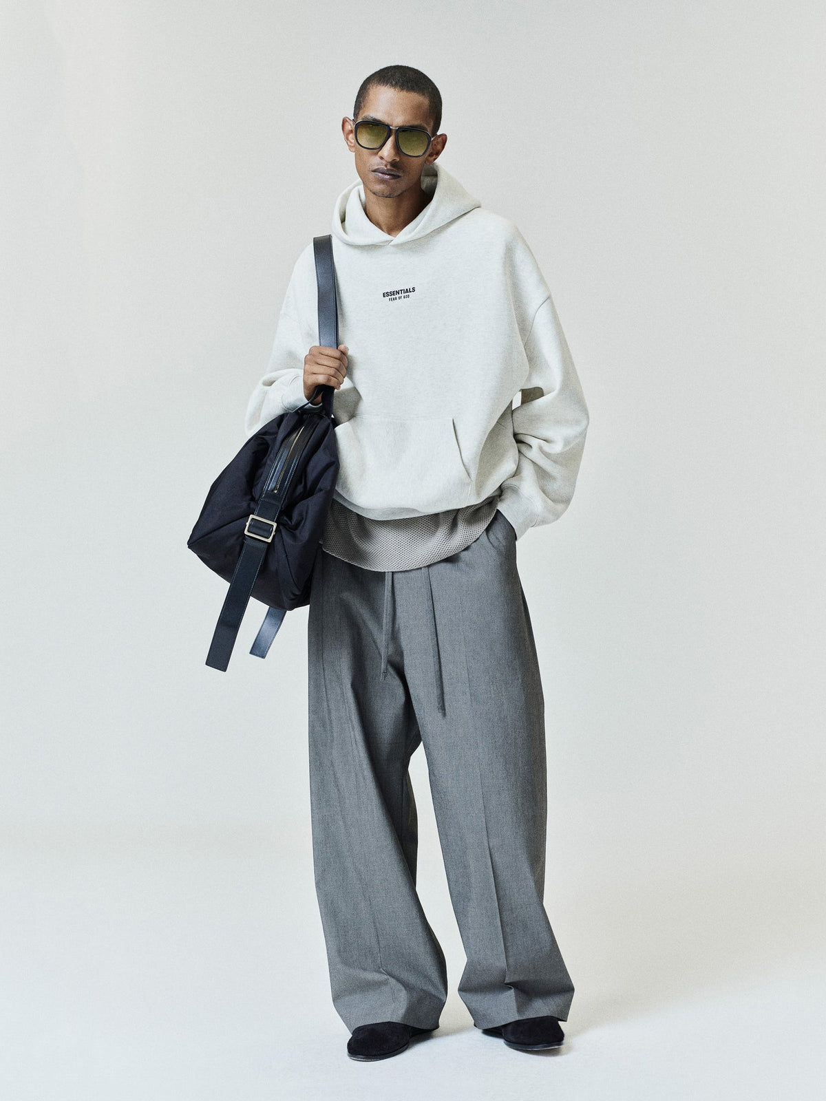 Essentials FW26 Classic Hoodie - Oatmeal Heather - Image 2