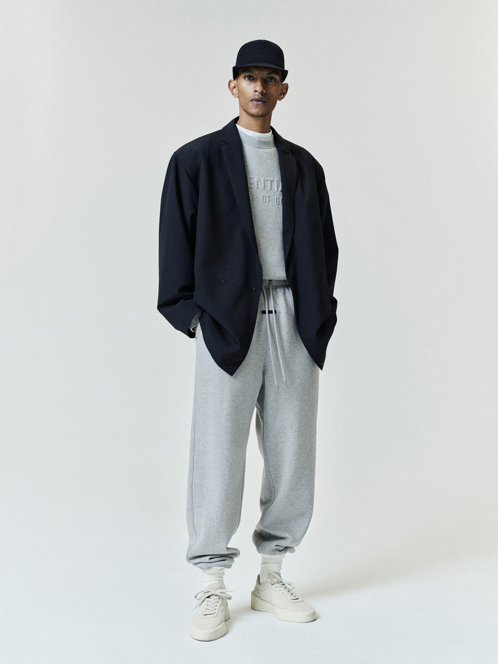 Embossed FW26 90s Relaxed Crewneck - Warm Heather - Image 5